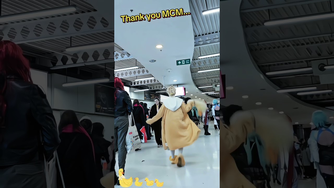 Waddling away from MCM ♡