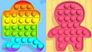 Pop Us Game Full Gameplay - Unlocking All Shapes & Levels - No Commentary Level 131-140 screenshot 5