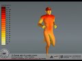 one hour development of sweating in a run at 70% VO2max