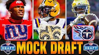 Two Round 2026 NFL Mock Draft w/ TRADES | Post Dexter Lawrence Trade
