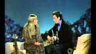 Johnny Cash &amp;amp  Joni Mitchell   The Long Black Veil