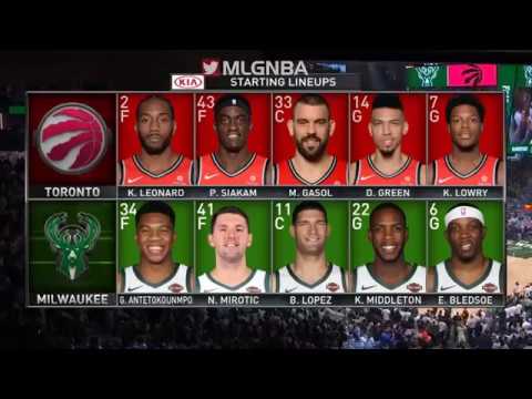 2019 NBA季後賽(暴龍 VS 公鹿)game1 全場精華