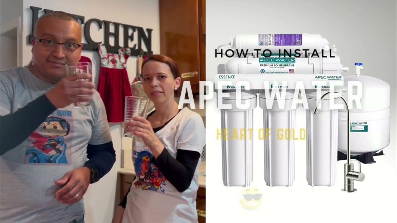 How to install a water filtration systemAPEC ROESPH75Reverse Osmosis