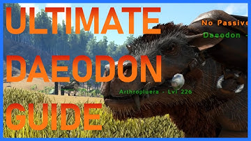 How to tame/use the Daedon in Ark