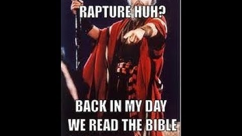 A response to Understanding the Times? James Jacob Prasch-Live via Skype