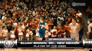 MW Men's Basketball Player of the Week 2/1/16