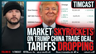 Market SKYROCKETS On Trump China Trade Deal, Tariffs DROPPING On Both Sides, Trump Claims Victory