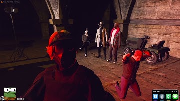 XQC and Chaos Send A Warning Message To Trooper Snow | GTA V RP NoPixel 3.0