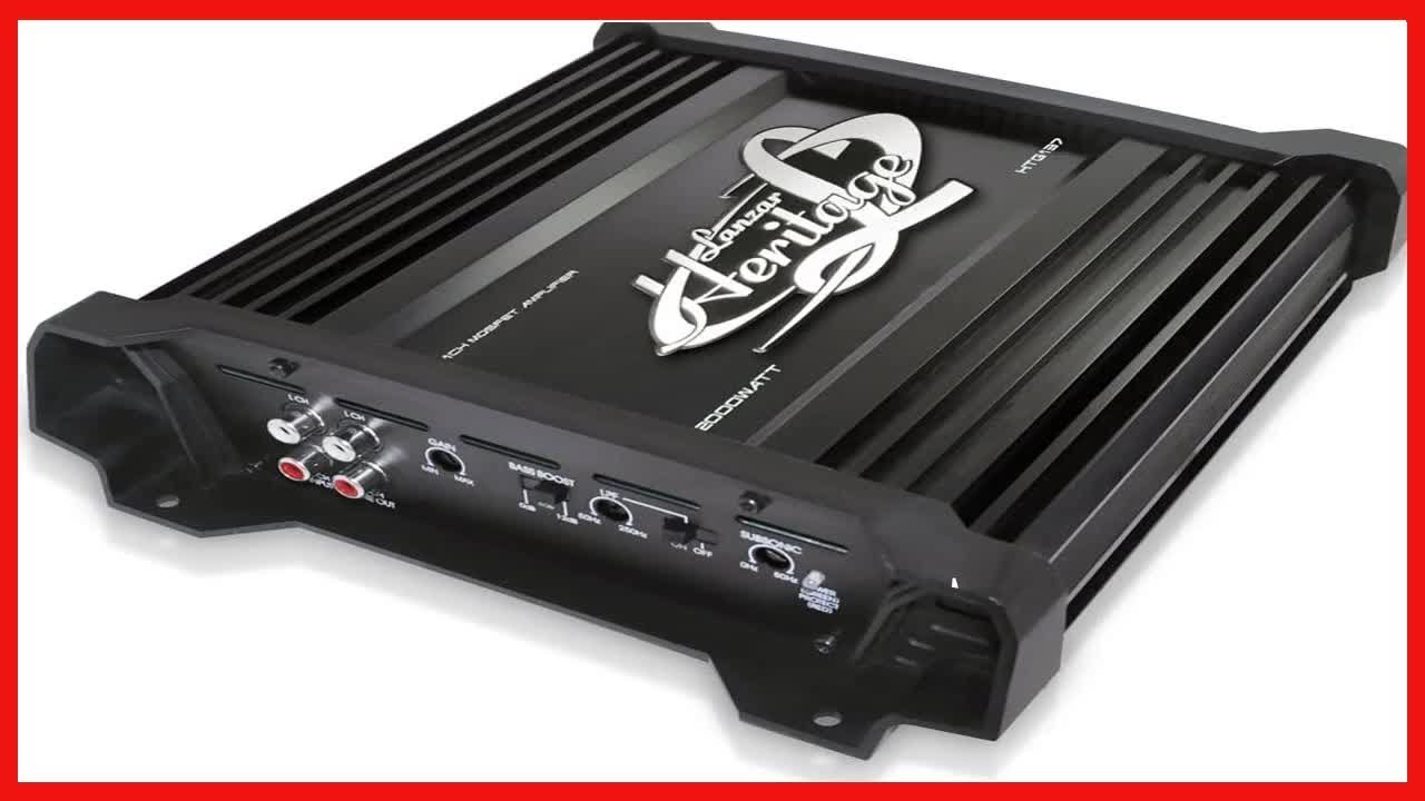 Lanzar B52 Car Audio, Amplifier Monoblock, 1 Channel, 2,000 Watt, 2 Ohm