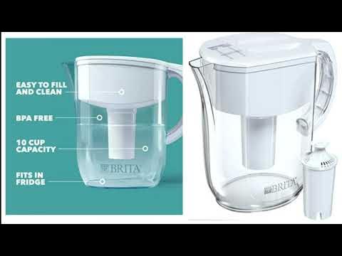 BRITA - Jarra de Cristal con filtro de agua 