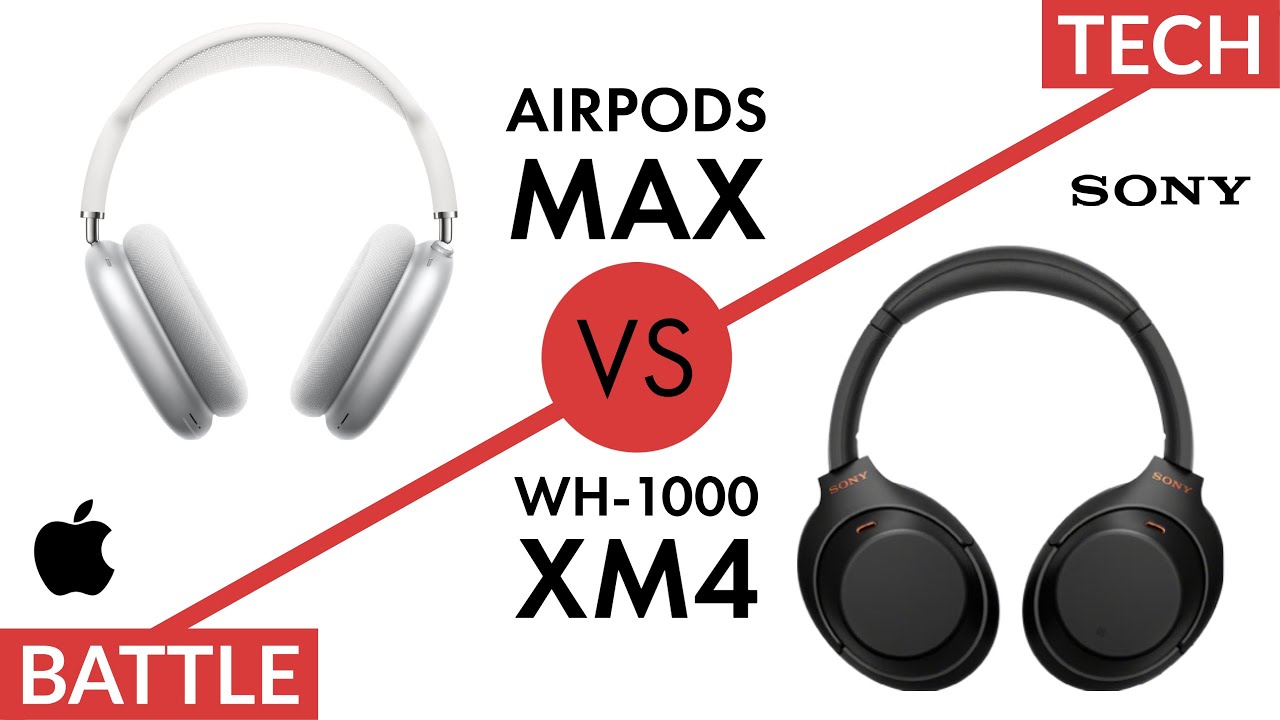 Apple AirPods Max vs Sony WH-1000XM4 : quel casque audio Bluetooth choisir ?