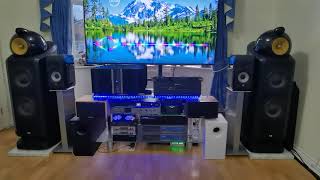 Krell FBP300c power amplifier+ARC PRE  B&W 802 Diamond speaker TEST BASS