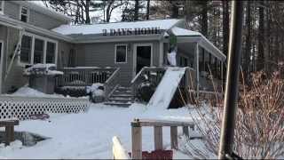 Backyard Skiing Pvc Rail Jibs