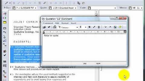 ATLAS.ti Tutorial: Creating Quotations