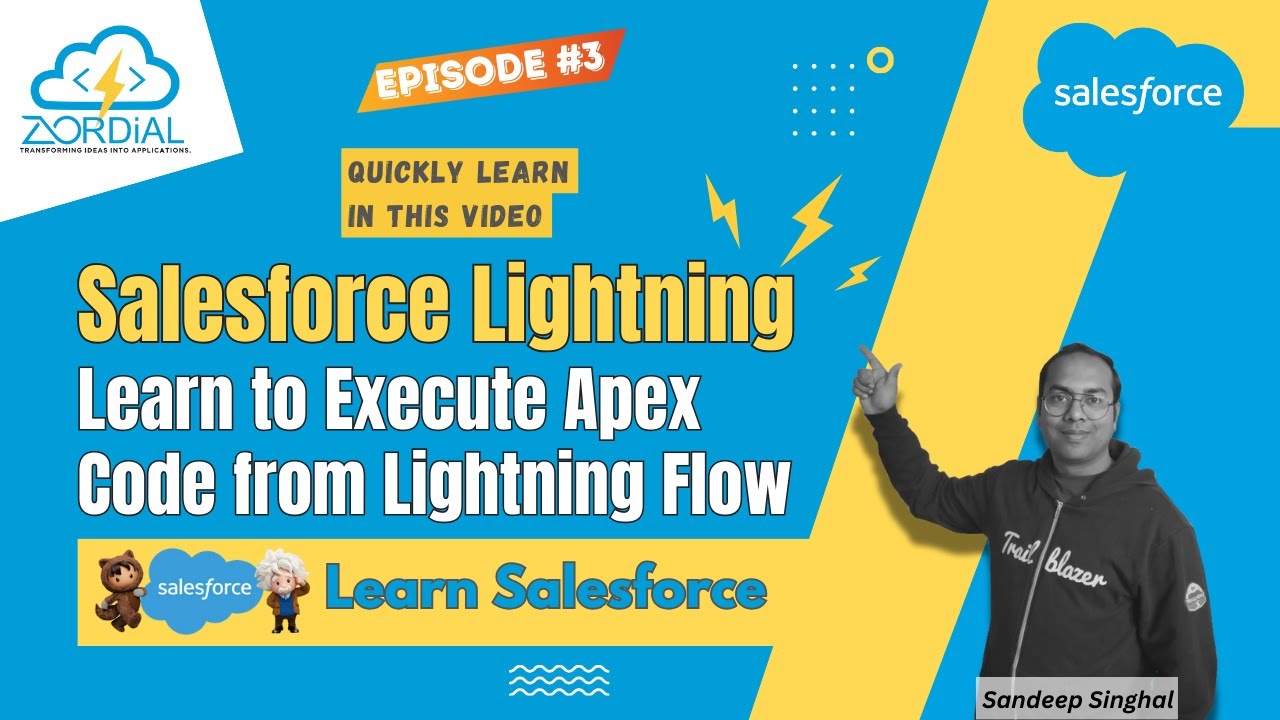 How to Execute Apex Code from Lightning Flow (Hindi) | Episode #3 - YouTube