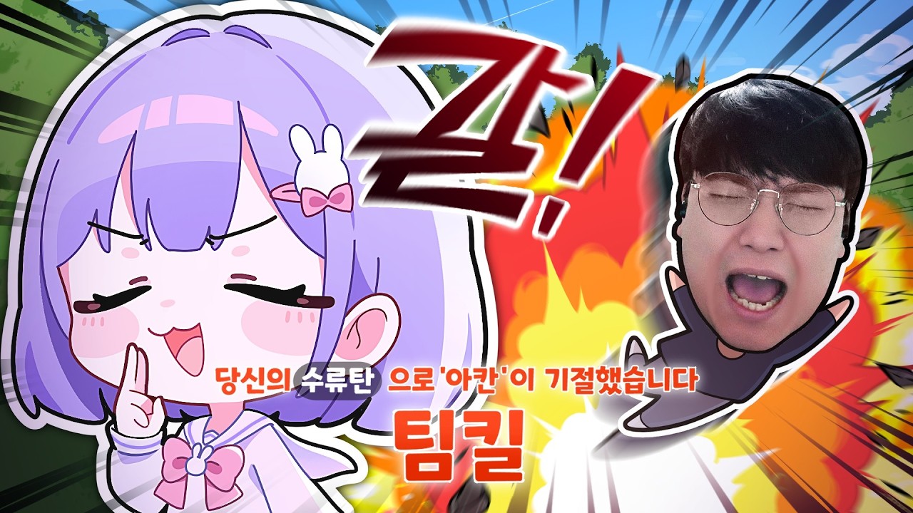 배그 프로에게 실력 검증 받았습니다 (팀킬도 킬 맞죠😝)