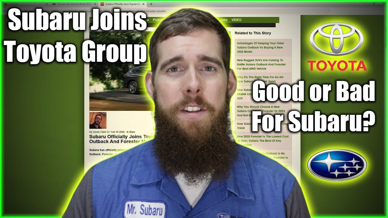 Subaru Officially Joins The Toyota Group Good or Bad For Subaru? YouTube