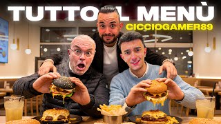 PAPÀ MANGIAMO TUTTO il MENÙ DEL FASTFOOD di CICCIOGAMER89 a ROMA! *IMPAZZISCE*