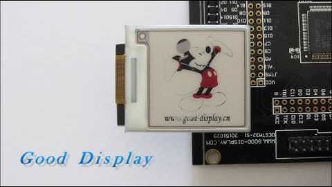 BWR colors E paper display 1.54 inch