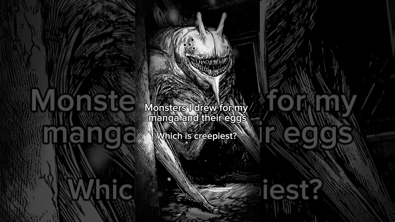 Monster I Drew For My Manga Egg Vs Adult 