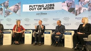 Putting Jobs Out of Work - Yuval Noah Harari Panel Discussion at the WEF Annual Meeting