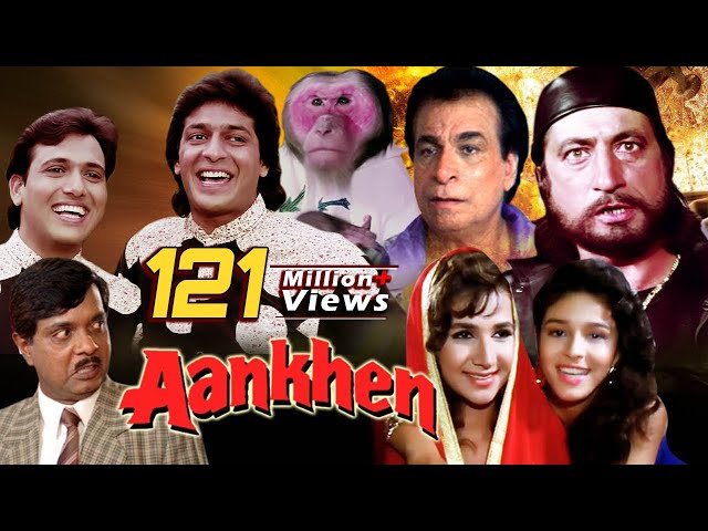 Aankhen Full Movie in HD | Govinda Hindi Comedy Movie | Chunky Pandey | Bollywood Comedy Movie class=