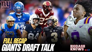 Full Draft Recap | New York Giants 2024 Draft Class | Thoughts and Initial Grades |