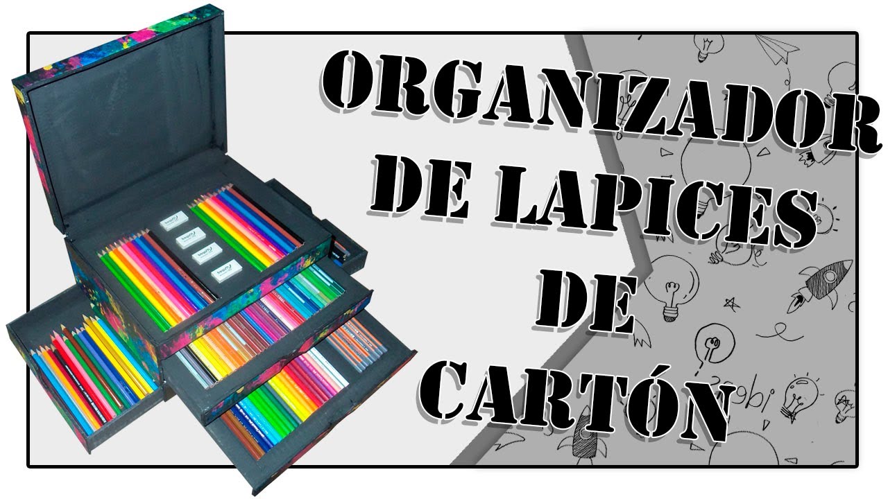 How to Make Organizer for Colored Pencils, DIY