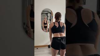 Allie Sherlock mirror workout #shorts