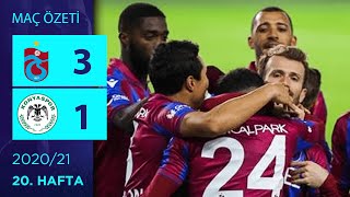 ÖZET: Trabzonspor 3-1 İH Konyaspor | 20. Hafta - 2020/21