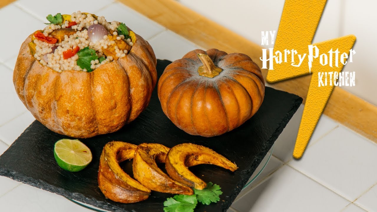 Halloween Baked Pumpkin Recipe My Harry Potter Kitchen (Ep. 51) YouTube