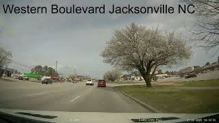 Jacksonville NC, Western Blvd & Western Blvd Extension