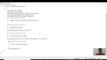 How to Copy Array Elements to Another Array