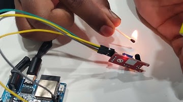 Interfacing of Flame sensor with Bharat-Pi #Bharatpi #Refillbot #arduino #electronics