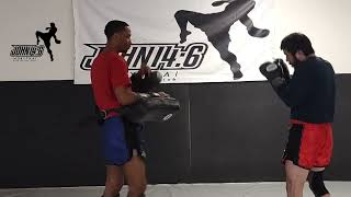 Muay Thai Combo - Jab-Kick-Knee