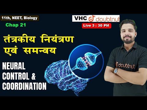 Lec 06 Neural Control & Coordination, Chap 21 , 11th NEET FREE CLASSES