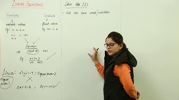 Free Online Lecture l LINEAR EQUATIONS l ICSE CLASS 8 | MATHS | CHAPTER 10 |  L65