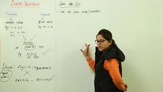 Free Online Lecture l LINEAR EQUATIONS l ICSE CLASS 8 | MATHS | CHAPTER 10 |  L65