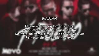 Maluma - Un Polvo (Letra) feat. Bad Bunny, Arcángel, Ñengo Flow & De La Ghetto