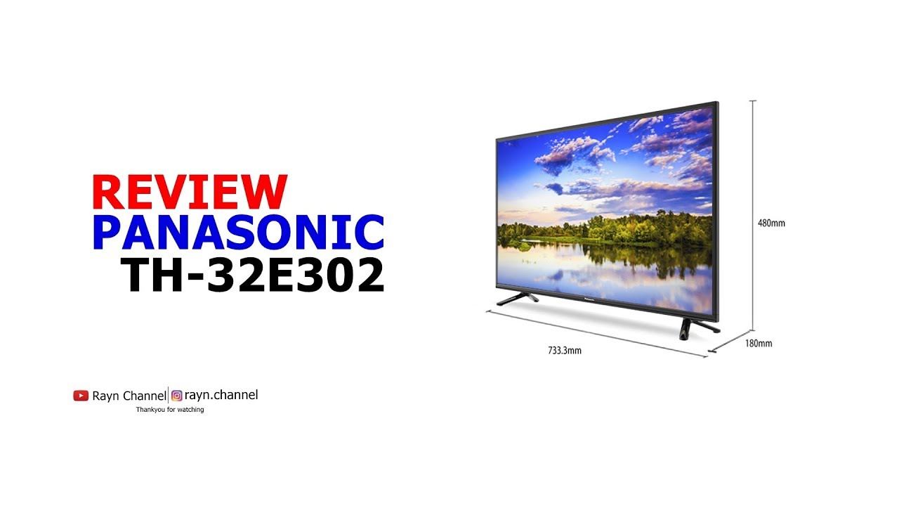 Review TV LED Panasonic TH32E302G YouTube