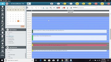 The eClinicalWorks Resource Schedule
