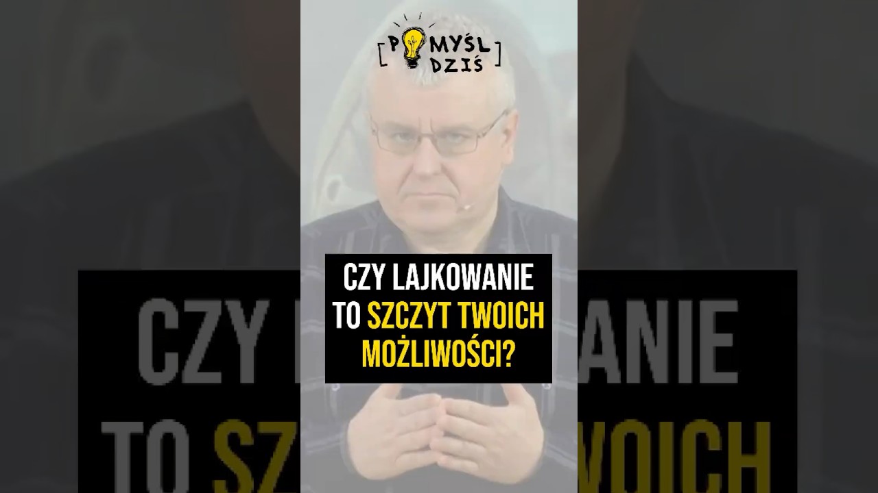🟢 Czy lajkowanie to szczyt Twoich możliwości? #PomyślDziś #2144 episode artwork