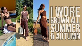 I Wore Brown All Summer & Autumn: Here’s What It Taught Me About Wellness & Fashion