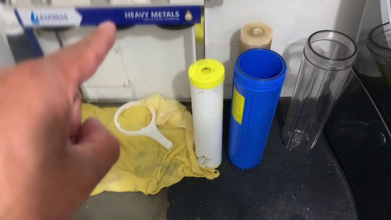Replacing Whole house filter Water