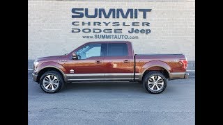 2016 FORD F150 SUPER CREW KING RANCH BRONZE FIRE METALLIC WALK AROUND REVIEW SOLD! 10063 SUMMITAUTO