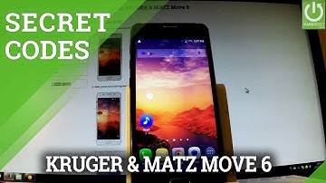 Testitng Menu in KRUGER & MATZ Move 6 - Secret Code / Tips / Test Mode