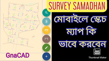 GnaCAD Sketch Map on Mobile