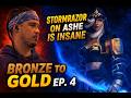 Stormrazor On Ashe Is Insane | Bronze To Gold Ep. 4