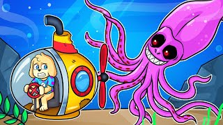 ¡NO me MUERDAS PORFAVOR😭!!! IMPOSIBLE ESCAPAR del KRAKEN GIGANTE🌊🐙en MINECRAFT con SOYDANY