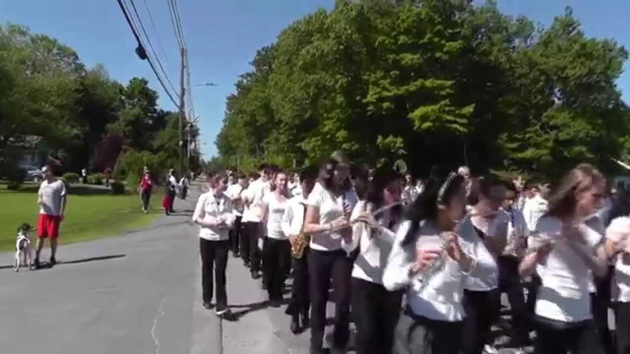 Shrewsbury, MA Memorial Day Parade Oak Middle School Marching Band 5
